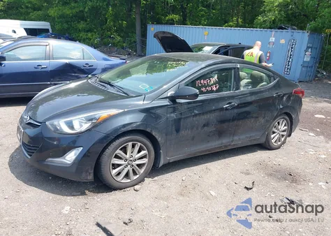 2016 Hyundai Elantra Se from USA, damaged, VIN 5NPDH4AEXGH790089